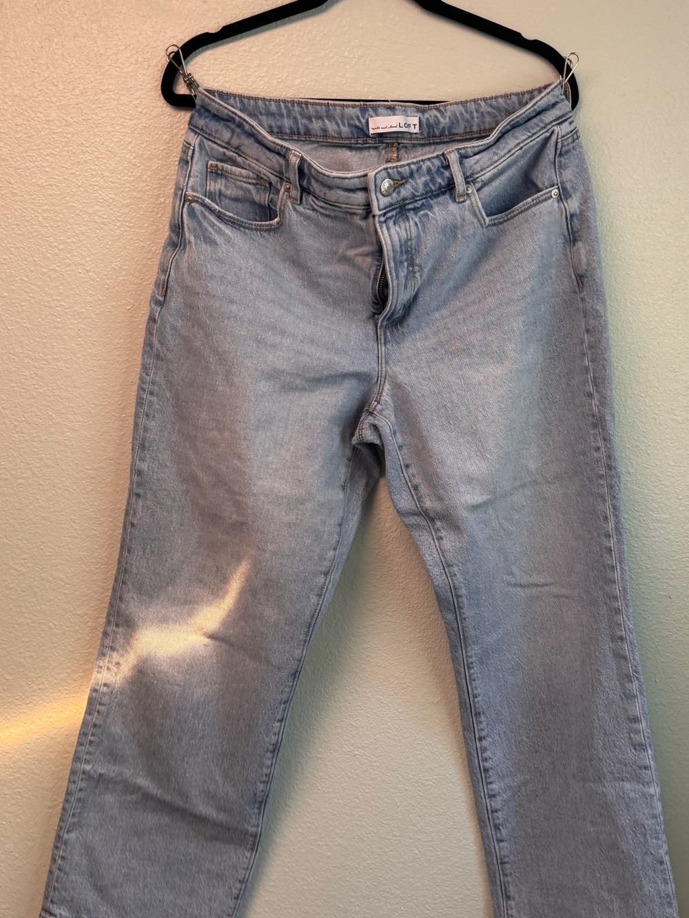 LOFT Light Blue Straight Leg Jeans